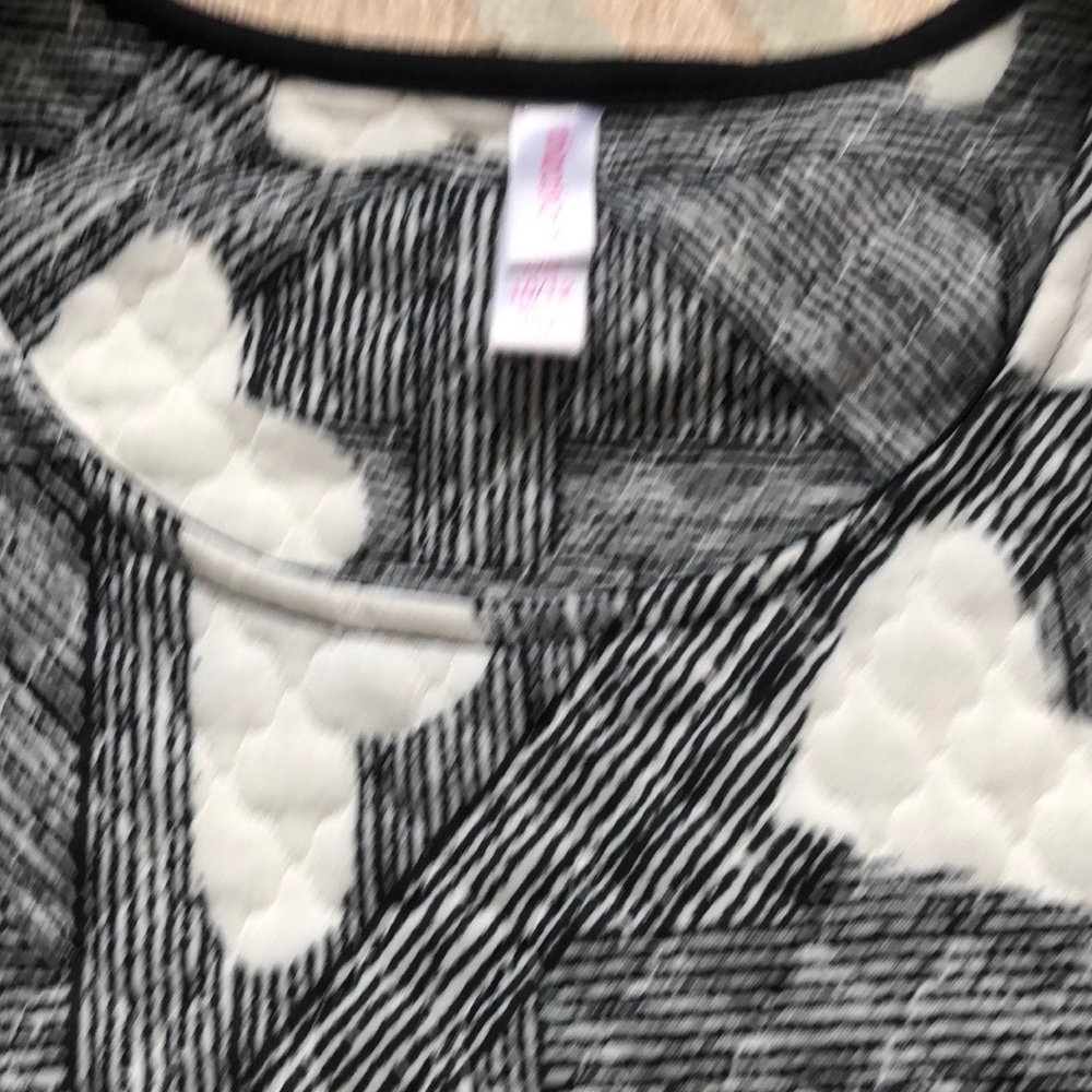 Quilted ❤️ Black/White Heart Dress/Jumper- Size 10 - Picture 2 of 3